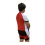 Imagem de Kit Camiseta E Bermuda Ciclista Ciclismo Mtb Bike Infantil Vermelho