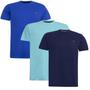 Imagem de Kit Camiseta Industrie Básica Bordada França  Algodão Premium Masculina 3 peças Cores
