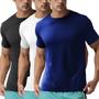 Imagem de Kit Camiseta Masculina Academia Treino Dry Fit Super Leve