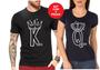 Imagem de Kit Camisetas De Namorados Rei E Rainha 2 Peças