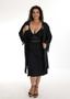 Imagem de Kit Camisola de Amamentar Plus Size Gestante + Robe Feminino Pós Parto Maternidade Conforto