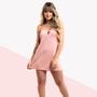 Imagem de Kit Camisola e Short Doll Sem Bojo Conforto + 2 Calcinhas