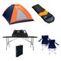 Imagem de Kit Camping Acampamento Barraca 2 Cadeiras Fogareiro Saco Viper Mesa 1,80 Dobrável