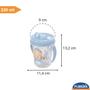 Imagem de Kit Caneca 330ml e Pote de Papinha Com Amassador Urso Clean