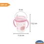 Imagem de Kit Caneca 330ml Pote de Papinha C/ Amassador Bichinhos Rosa