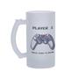 Imagem de Kit Caneca De Chopp Controle Player 1 E 2 Presente Namorados