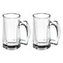 Imagem de Kit Caneca de Vidro p/ Chopp Cristal 370 ml c/ 2 Unids - Art House