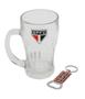 Imagem de Kit Caneca Do São Paulo Vidro Com Abridor De Garrafas 450Ml