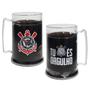 Imagem de Kit Caneca Gel 300ml e Chaveiro Garrafa Oficial Top Times Corinthians Cód. 2362