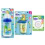 Imagem de Kit Caneca Infantil Antivamento 207ml e Mamadeira Evolution 300ml e Bico Refil Lillo