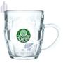 Imagem de Kit Caneca Palmeiras Jogo Abridor Caneca 280ml Vidro Sacola