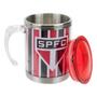 Imagem de Kit Caneca São Paulo Fc Térmica + Chaveiro Brasão Oficial