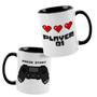 Imagem de Kit Caneca Video Game Player 1 e 2 Casal Romantico Gamer