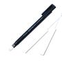 Imagem de Kit Caneta Borracha Mono Zero Tombow Retangular 2.5mm C/2 Refil Original