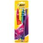 Imagem de Kit Caneta Colorida Bic Fashion Ponta Média 1.2mm C/ 24 Un