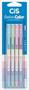 Imagem de Kit Caneta Esferográfica Dolce Color Ponta 0.5 MM Com 4 Unidades da Cis Ref 67.0002