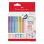 Imagem de Kit Caneta Fine Pen Colors Pastel FPBES6TPZF 6 Cores - Faber Castell