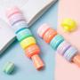 Imagem de Kit Caneta Marca Texto Macarons Com 6 Cores Fofinho Colorido