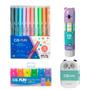 Imagem de Kit Caneta, Marca Texto Neon, Cola, Borracha - Cis Fun