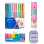 Imagem de Kit Caneta, Marca Texto Neon, Cola, Borracha - Cis Fun