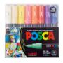 Imagem de Kit Caneta Posca Uniball Pc-1m Com 16 Cores