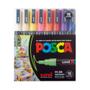 Imagem de Kit Caneta Uni Posca Pc-3m-16c Est C/16