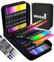 Imagem de Kit Canetinha Duas Pontas 48 Cores Dual Brush Para Colorir