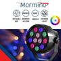 Imagem de Kit- canhão refletor  luz negra lampada rgb pulseira neon
