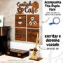 Imagem de Kit Cantinho Do Café + Quadros Decorativos Cozinha 5pçs