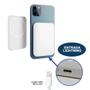 Imagem de Kit Capa Capinha + Carregador Powerbank por Indução Compatível com iPhone 11 12 13 14 Pro Max 8 Plus
