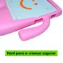 Imagem de Kit Capa Capinha Ipad Mini 2012 A1432 A1454 A1455 Infantil Case Emborrachada Alça Macia + Pelicula