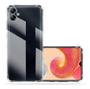 Imagem de Kit Capa Capinha Transparente Anti Impacto + Película 3D Privacidade + Fone de Ouvido Para Samsung Galaxy A06