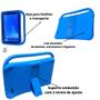 Imagem de Kit Capa Case azul  Infantil para Tablet DL 7 Polegadas Azul + Caneta Touch