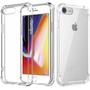 Imagem de Kit Capa Case Capinha Anti Impacto + Película Branca 3D 5D 6D 9D Borda Protetora Iphone 7 Plus / Iphone 8 PluS