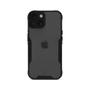 Imagem de Kit Capa case capinha Dual Shock Sense e Pelicula Coverage 5D Pro Preta para iPhone 15 - Gshield