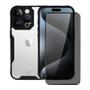 Imagem de Kit Capa case capinha Dual Shock Sense e Pelicula Defender Pro Privacidade para iPhone 15 Pro Max - Gshield