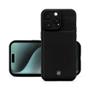 Imagem de Kit Capa case capinha Symetric Preta e Pelicula Coverage 5D Pro Preta para iPhone 15 Pro Max - Gshield