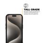 Imagem de Kit Capa case capinha Symetric Preta e Pelicula Coverage 5D Pro Preta para iPhone 15 Pro Max - Gshield