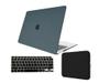 Imagem de Kit Capa Case Compativel Macbook AIR 13" A1466 A1369 cor CF + Pel. Teclado + Capa Noeprene