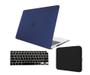 Imagem de Kit Capa Case Compativel Macbook NEW AIR 13" A2179 A2337 CHIP M1 cor AZMF + Pel. Teclado + Capa Noeprene
