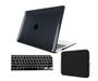 Imagem de Kit Capa Case Compativel Macbook NEW PRO 13" A1706 A2159 cor BC + Pel. Teclado + Capa Noeprene