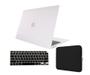Imagem de Kit Capa Case Compativel Macbook NEW PRO 16" A2485 CHIP M1 cor TF + Pel. Teclado + Capa Noeprene