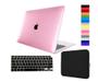 Imagem de Kit Capa Case Para Macbook New AIR 13.6 A2681 A3113 A3240 A3420 com Chip M2 M3 M4   Pelicula de Teclado  Bag