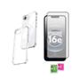 Imagem de Kit Capa Case TPU e Película 3D Para iPhone 16e  Proteção Completa Design Slim Envio Imediato