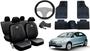 Imagem de Kit Capa Citroen C4 2010 a 2013 + Tapete + Capa de Volante com Acabamento de Luxo