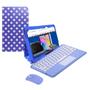 Imagem de Kit Capa com bolinhas com suporte tablet Positivo Twist + teclado e Mouse