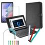 Imagem de Kit Capa com Teclado + + Película de Vidro P/ Tablet A7 Lite