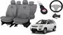 Imagem de Kit capa couro cinza Sportage 2004 a 2010 + volante premium