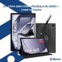 Kit Capa Couro Giratória + Película de Vidro + Caneta Touch Para Galaxy Tab A9 Plus - Blance Imagem de Kit Capa Couro Giratória + Película de Vidro + Caneta Touch Para Galaxy Tab A9 Plus - Blance