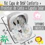 Imagem de Kit Capa de Bebê Conforto + Capa de Carrinho + Jogo Protetor de Cinto + Capota Solar - Mãe e Filho Enxovais